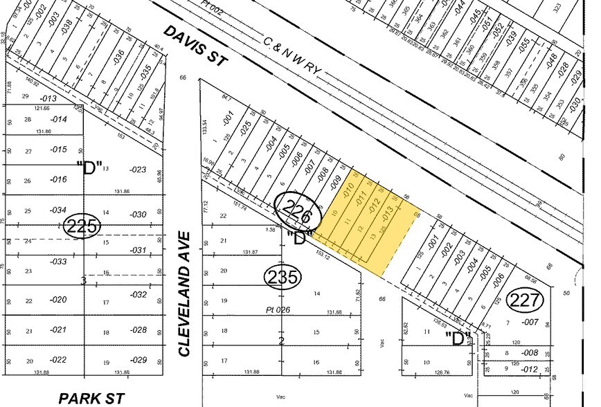 1235 E Davis, Arlington Heights, IL à louer - Plan cadastral - Image 2 de 31