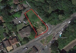The Maultway N, Camberley, SRY - Aérien Vue de la carte