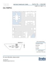 11845 W Olympic Blvd, Los Angeles, CA à louer Plan d’étage- Image 1 de 1