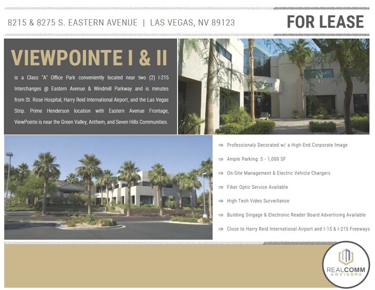 8215 S Eastern Ave, Las Vegas, NV à louer - Photo du bâtiment - Image 2 de 11