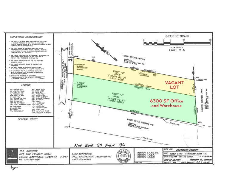 0 Lilburn Industrial Way SW, Lilburn, GA à vendre - Plan de site - Image 2 de 20