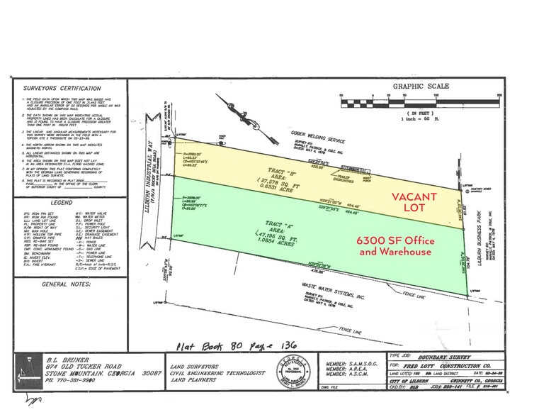 0 Lilburn Industrial Way SW, Lilburn, GA à vendre - Plan de site - Image 3 de 20