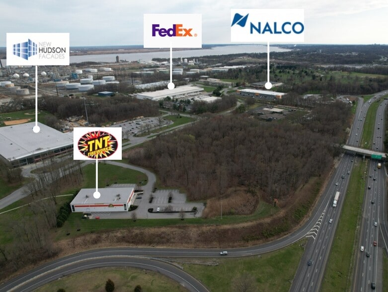 820 Columbia Ave, Upper Chichester, PA for lease - Aerial - Image 3 of 4