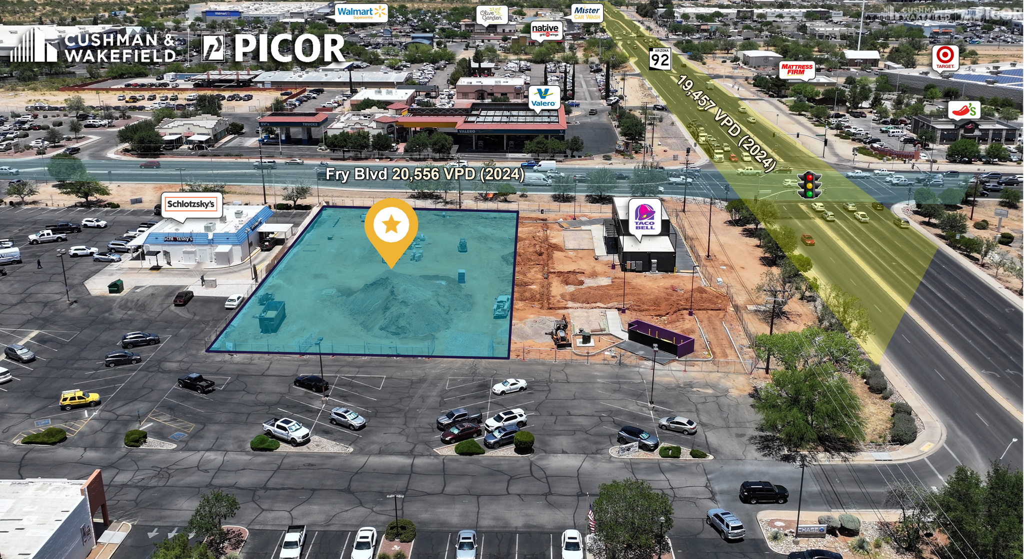 SWC Fry Blvd, Sierra Vista, AZ for lease Building Photo- Image 1 of 4