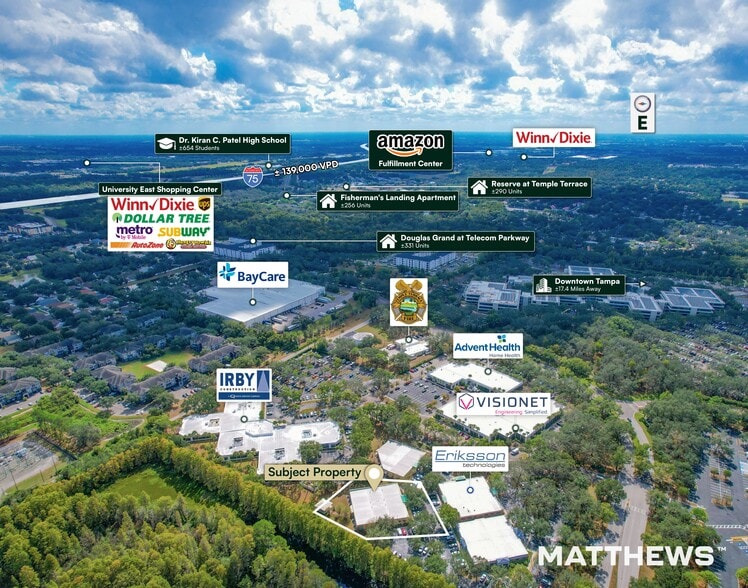 13075-13079 N Telecom Pky, Tampa, FL for sale - Building Photo - Image 2 of 3