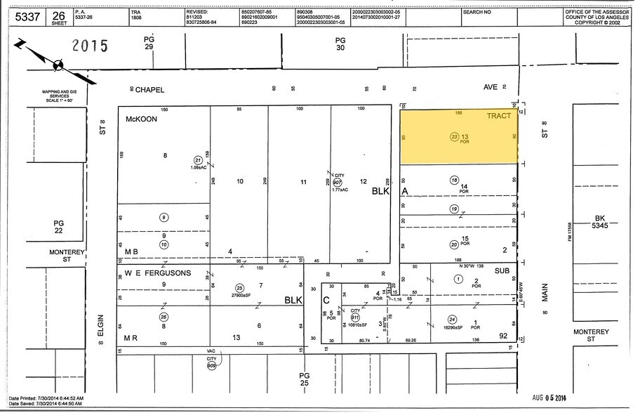 247 E Main St, Alhambra, CA à louer - Plan cadastral - Image 3 de 7