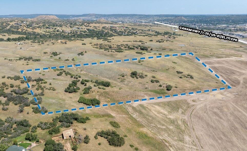 I-25 /Crystal Valley Parkway, Castle Rock, CO for sale - Aerial - Image 3 of 5
