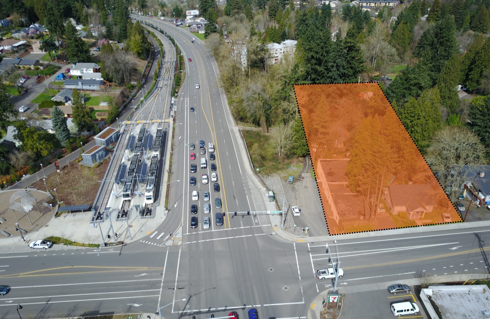 12780 SE McLoughlin Blvd, Milwaukie, OR for sale Aerial- Image 1 of 1