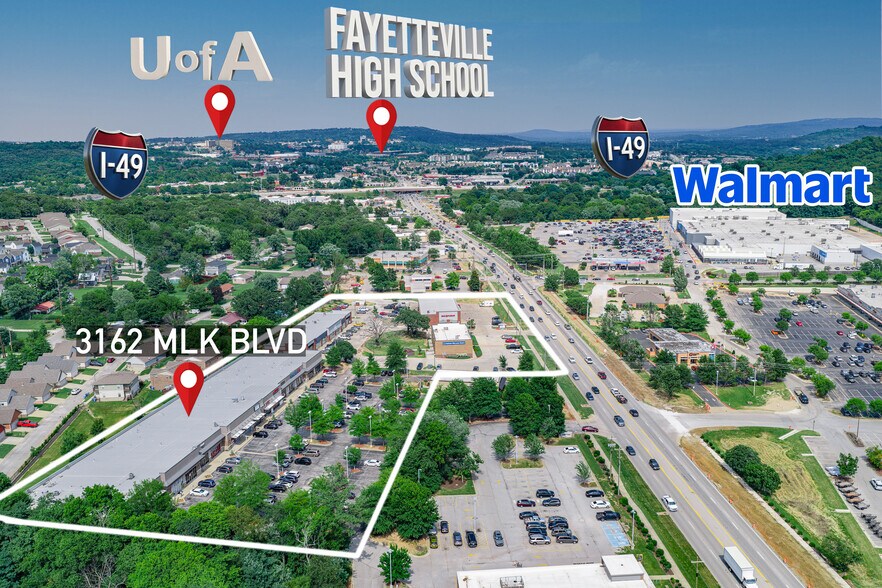 3162 W Sixth St, Fayetteville, AR à louer - Photo du bâtiment - Image 2 de 9