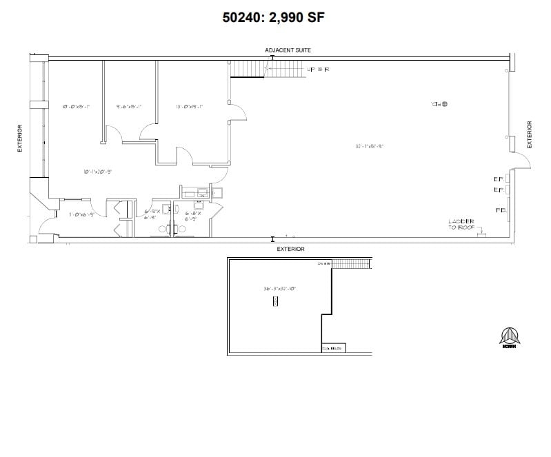 50220-50230 Dennis Industrial Ct, Wixom, MI for lease Floor Plan- Image 1 of 2