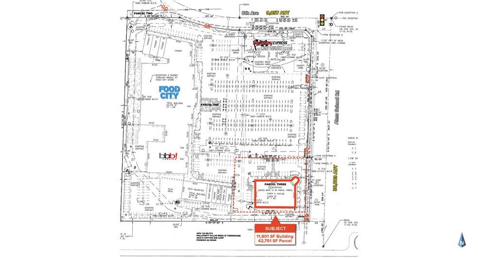 856 S Alma School Rd, Mesa, AZ à vendre - Plan de site - Image 3 de 3
