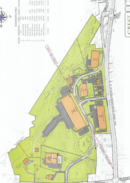 Jamesburg-Perrineville Rd, Monroe Township, NJ à vendre - Plan de site - Image 1 de 1