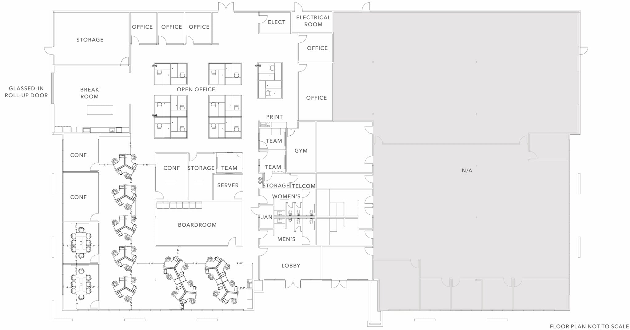 4101-4151 Burton Dr, Santa Clara, CA for lease Floor Plan- Image 1 of 6