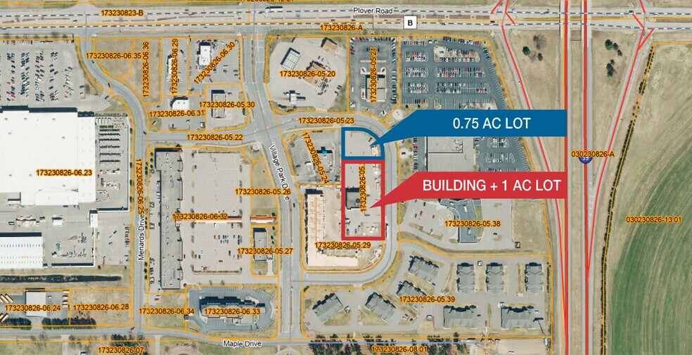 1740 Park Ave, Plover, WI à vendre - Photo principale - Image 1 de 1