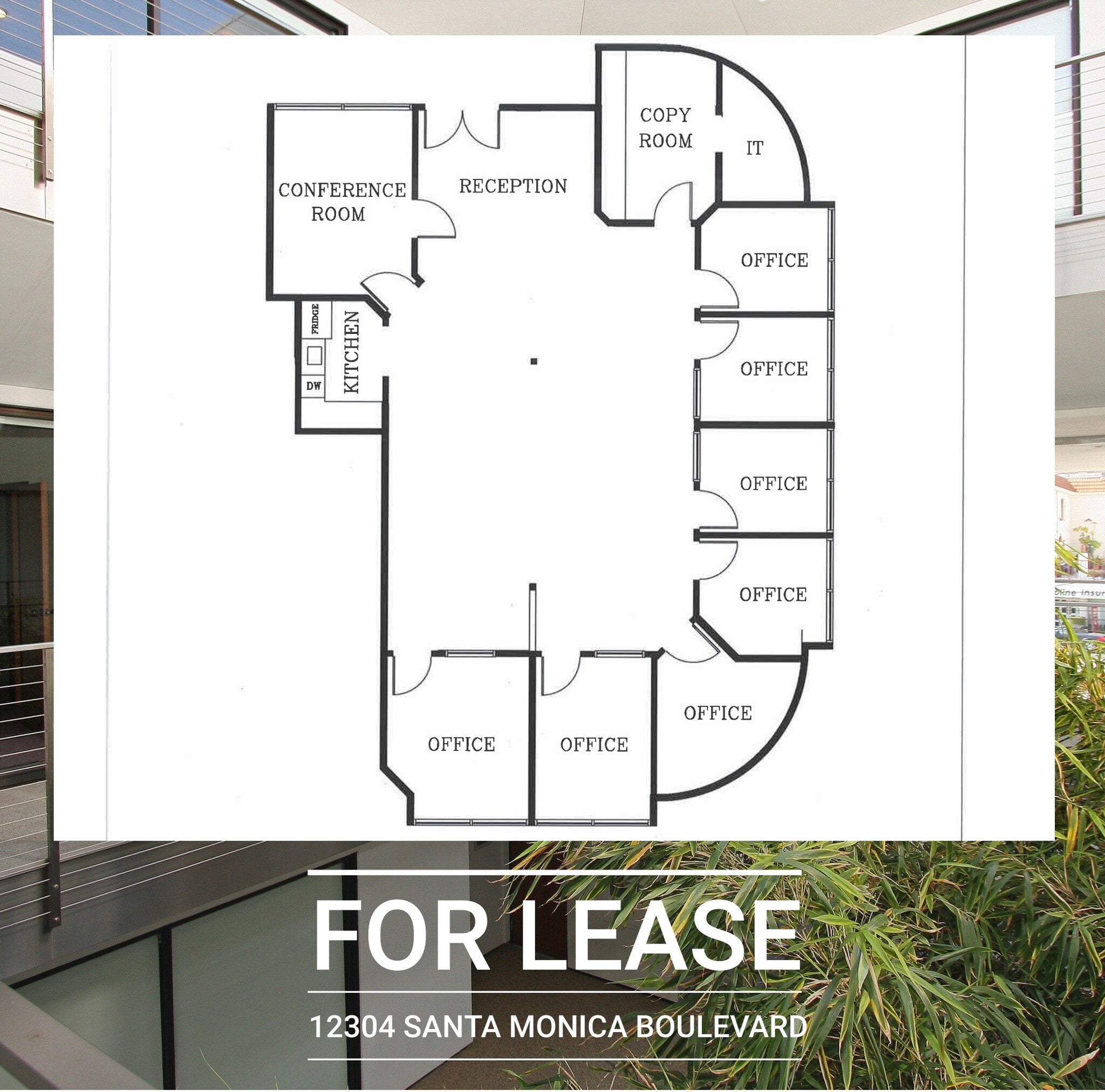 12304 Santa Monica Blvd, Los Angeles, CA à louer Plan d’étage- Image 1 de 1