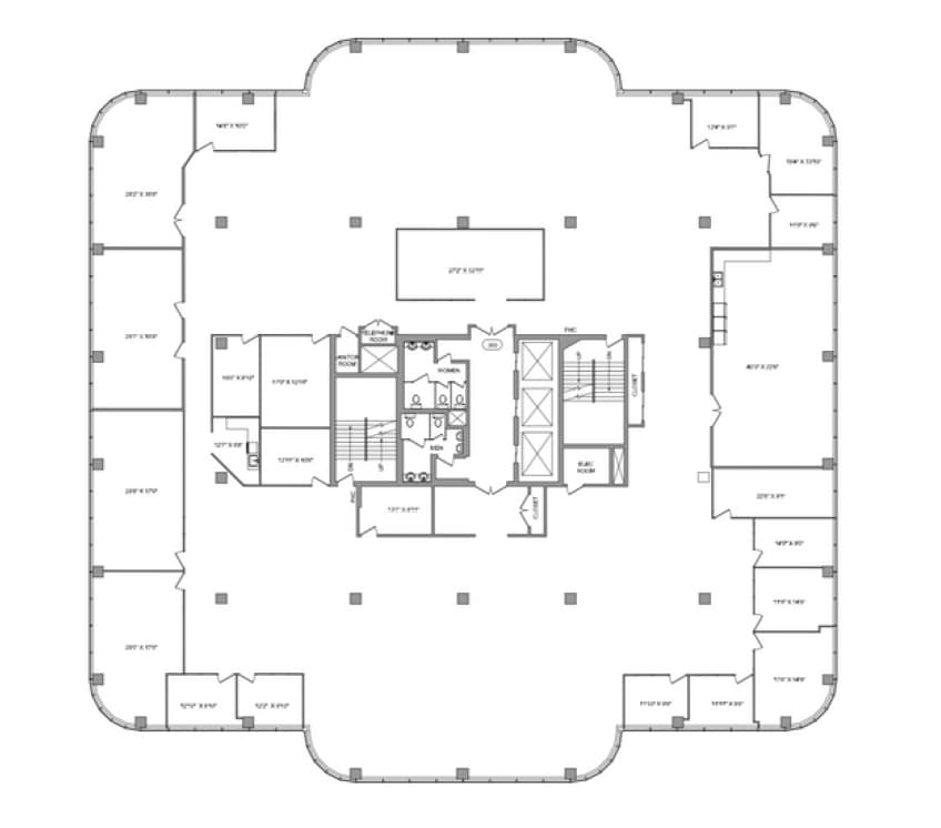 5945-5955 Airport Rd, Mississauga, ON à louer Plan d’étage- Image 1 de 1