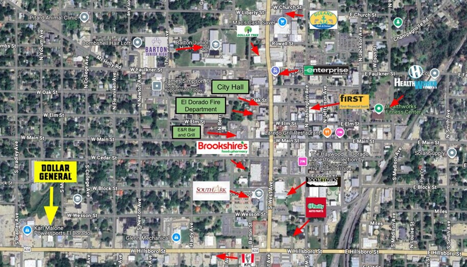 840 W Hillsboro St, El Dorado, AR for sale - Building Photo - Image 2 of 4