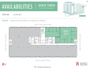 111 W Saint John St, San Jose, CA à louer Plan d’étage- Image 1 de 1