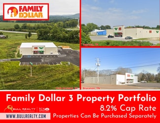 Plus de détails pour Family Dollar 3 Property Portfolio – Commerce de détail à vendre