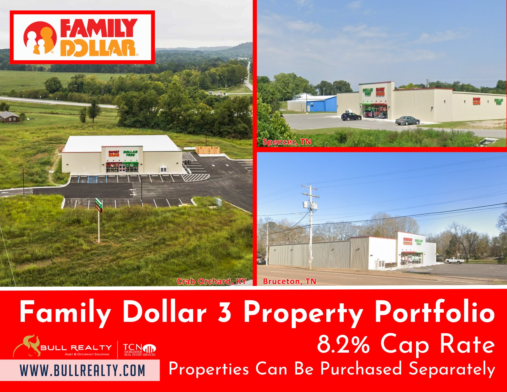 Family Dollar 3 Property Portfolio portfolio of 3 properties for sale on LoopNet.ca Primary Photo- Image 1 of 6