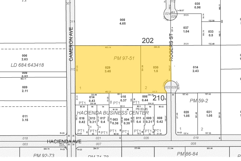 5220 Cameron St, Las Vegas, NV à louer - Plan cadastral - Image 2 de 5