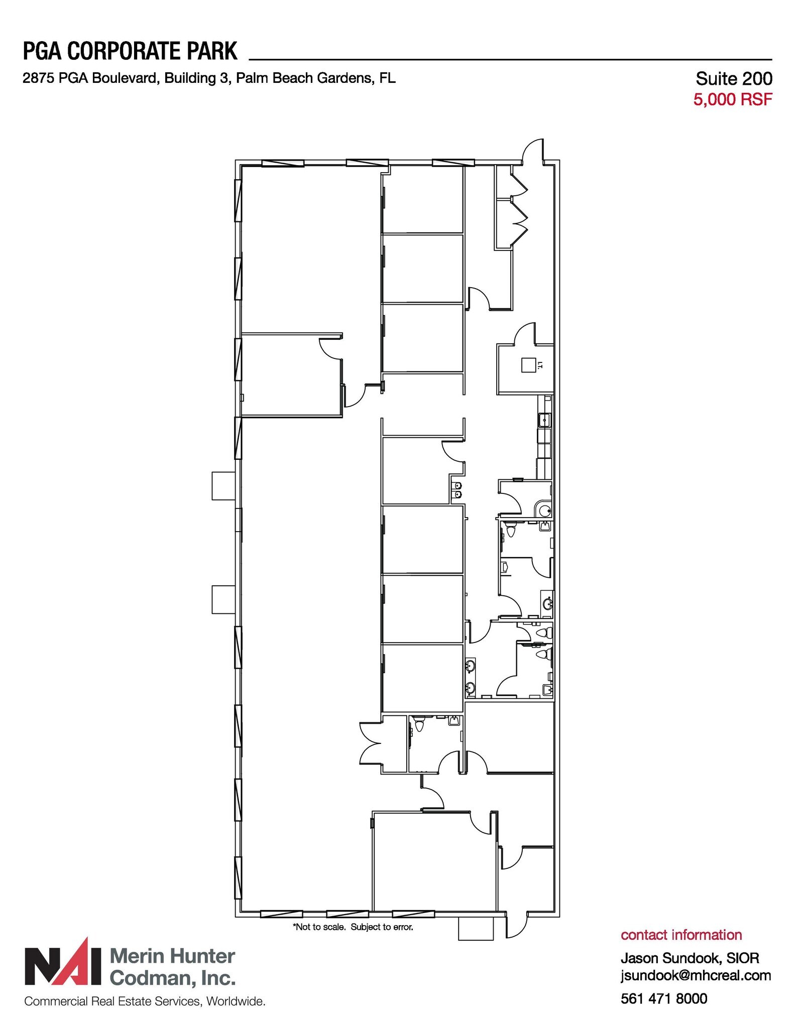 2875 Pga Blvd, Palm Beach Gardens, FL for lease Floor Plan- Image 1 of 8