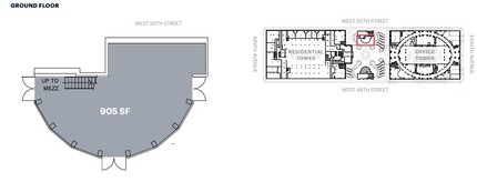 322-348 W 50th St, New York, NY à louer Plan d’étage- Image 1 de 1