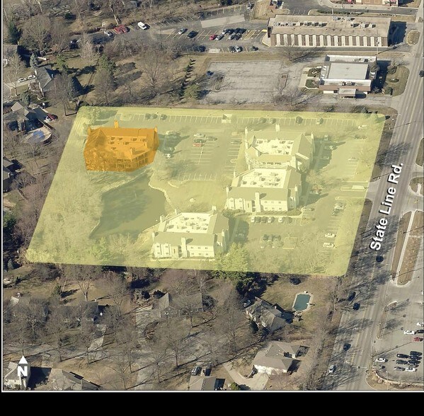 8016 State Line Rd, Prairie Village, KS à louer - Aérien - Image 2 de 2