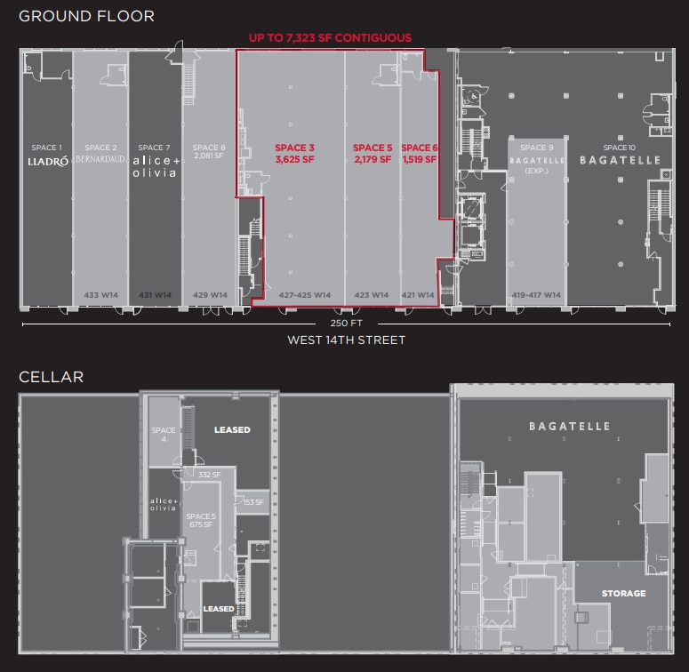 413 W 14th St, New York, NY for lease Floor Plan- Image 1 of 1
