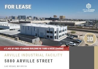 More details for 5880 Arville Street St, Las Vegas, NV - Industrial for Lease