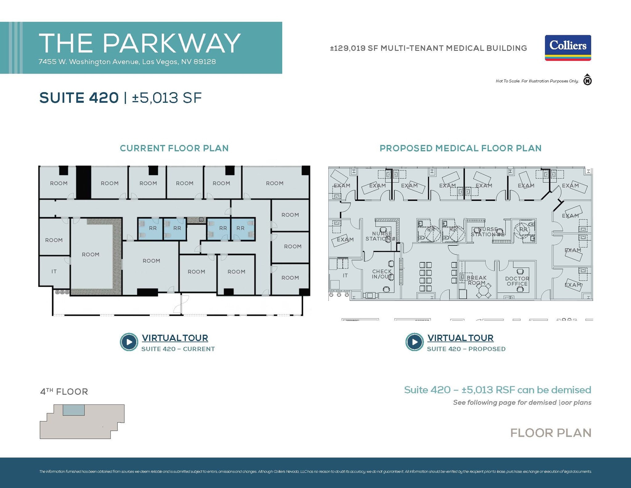 7455 W Washington Ave, Las Vegas, NV for lease Floor Plan- Image 1 of 2