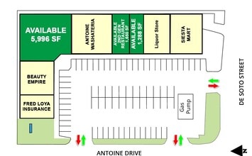 6002 Antoine Dr, Houston, TX à louer Plan de site- Image 1 de 1