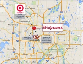 4880 NE Central Ave, Minneapolis, MN - AÉRIEN  Vue de la carte - Image1