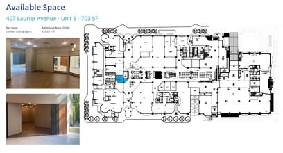 407 Laurier Ave W, Ottawa, ON for lease Floor Plan- Image 2 of 2