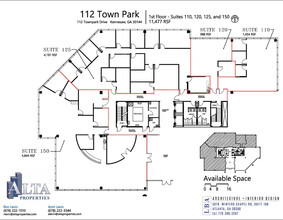 114 Townpark Dr NW, Kennesaw, GA à louer Plan d  tage- Image 2 de 7