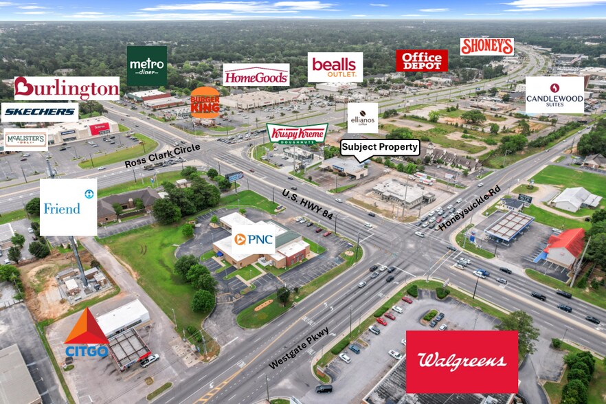 2855 W Main St, Dothan, AL à vendre - Aérien - Image 2 de 6