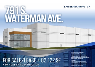 Plus de détails pour 791 S Waterman Ave, San Bernardino, CA - Industriel à louer