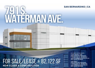 Plus de détails pour 791 S Waterman Ave, San Bernardino, CA - Industriel à vendre