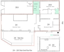 204-208 E Main St, Ventura, CA for lease Floor Plan- Image 1 of 1