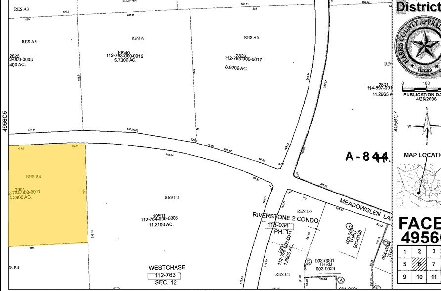 2901 Wilcrest Dr, Houston, TX à louer - Plan cadastral - Image 2 de 15