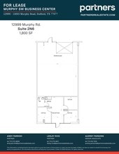 12999-13003 Murphy Rd, Stafford, TX for lease Site Plan- Image 1 of 1