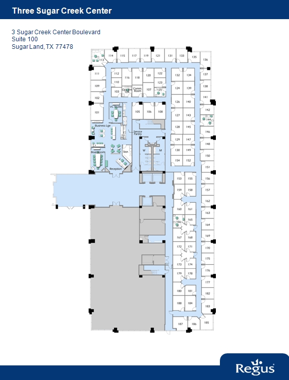 3 Sugar Creek Center Blvd, Sugar Land, TX à louer Plan d  tage- Image 1 de 1