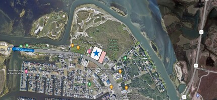 14102 S Padre Island Dr, Corpus Christi, TX - aerial  map view - Image1