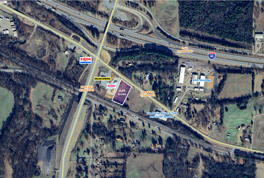 Hwy 64/247 Bypass E, Pottsville, AR à vendre - Photo du bâtiment - Image 1 de 1
