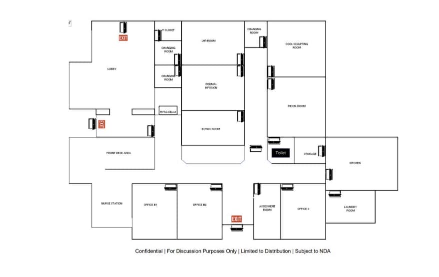 1245 S Main St, Grapevine, TX for lease Floor Plan- Image 1 of 1