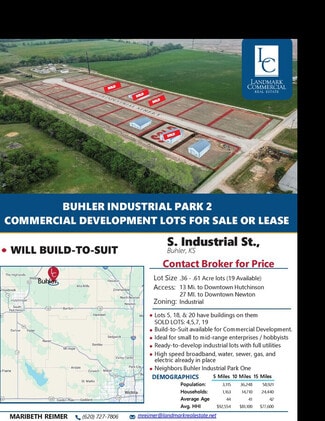 More details for 0000 S Industrial St, Buhler, KS - Land for Lease
