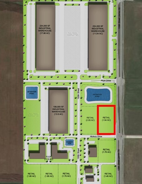 4800 128th Street, Urbandale, IA for sale - Site Plan - Image 2 of 2