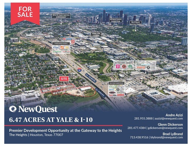 Plus de détails pour 6.47 Acres at Yale & I-10, Houston, TX - Terrain à vendre