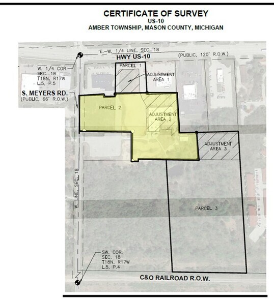 4743 W US Highway 10, Ludington, MI à vendre - Plan de site - Image 2 de 2