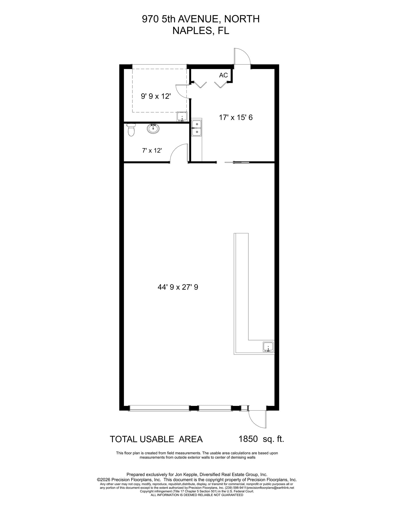 932-990 5th Ave N, Naples, FL à louer Plan de site- Image 1 de 1